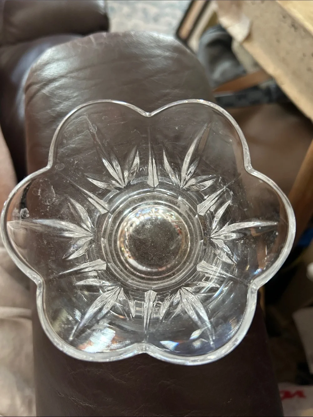 Crystal votive candle holders - Set of 2  Made in USA - Home Accents